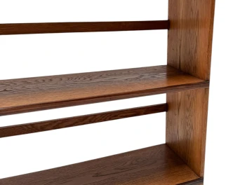 Art Deco Modernist Open Bookcase by P.E.L. Izeren for De Genneper Molen, 1920s